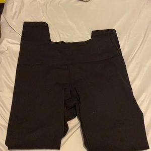 black lulu high rise tights